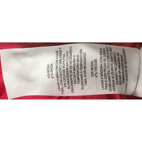 A/X Armani Exchange Womens T Shirt Wrap V-Neck Short Sleeve Tee Pink Size Small - Picture 8 of 13